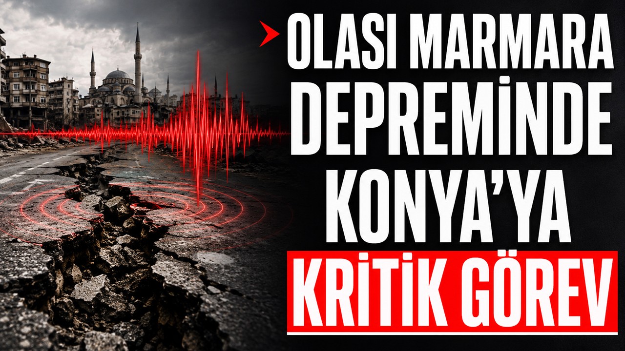 Olası Marmara depreminde Konya’ya kritik görev