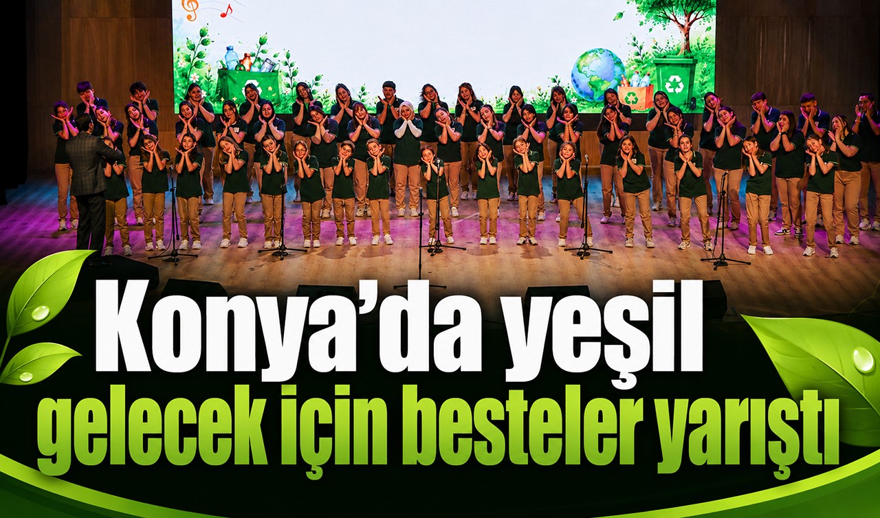 Konya’da yeşil gelecek için besteler yarıştı