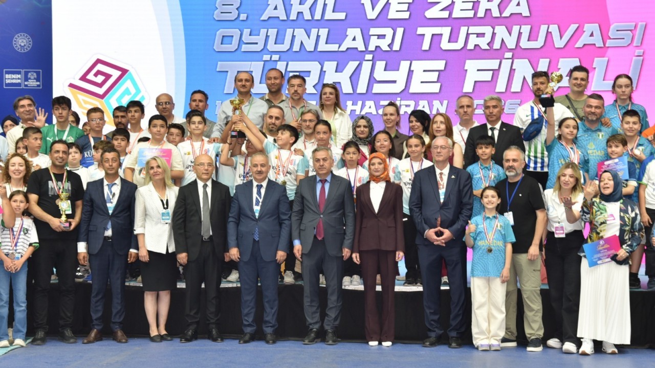 8. Akıl ve Zeka Oyunları Türkiye Şampiyonası, Konya'da tamamlandı