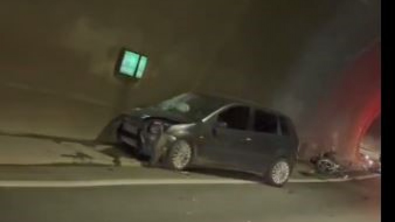 Tünelde feci kaza: Motosiklet sürücüsü hayatını kaybetti