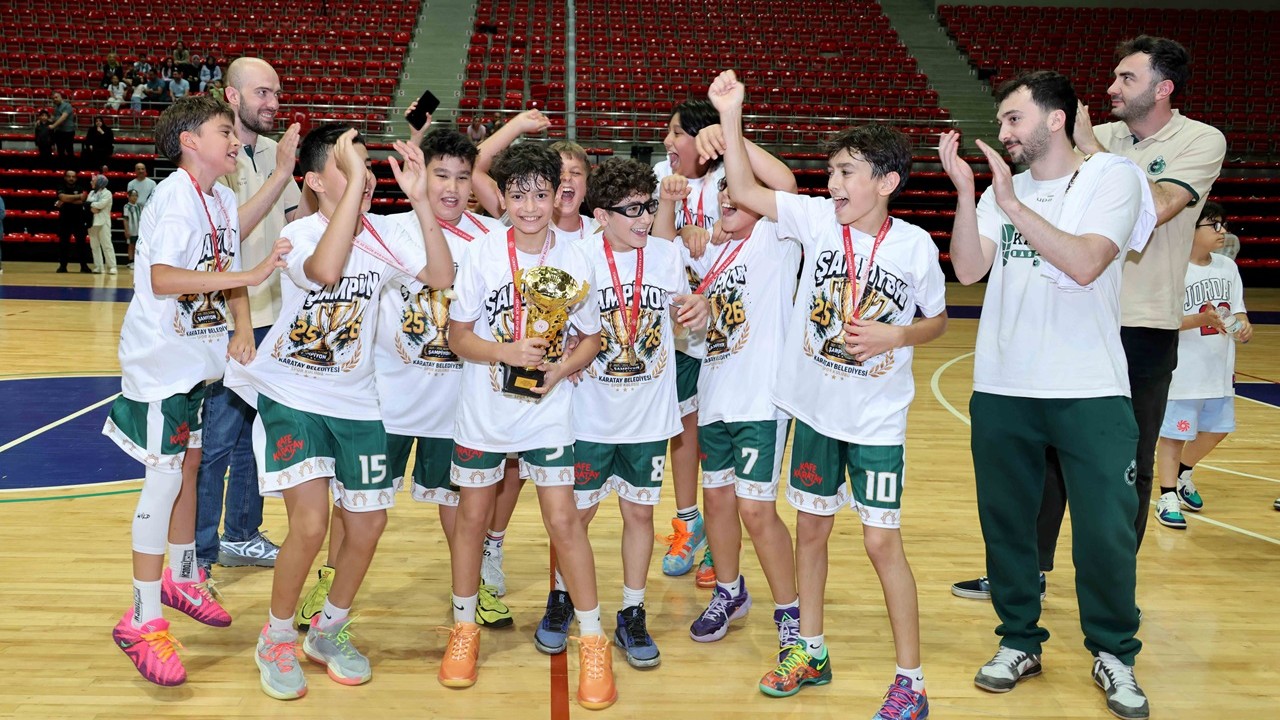Karatay Belediyespor U12 Basketbol Takımı Konya şampiyon oldu