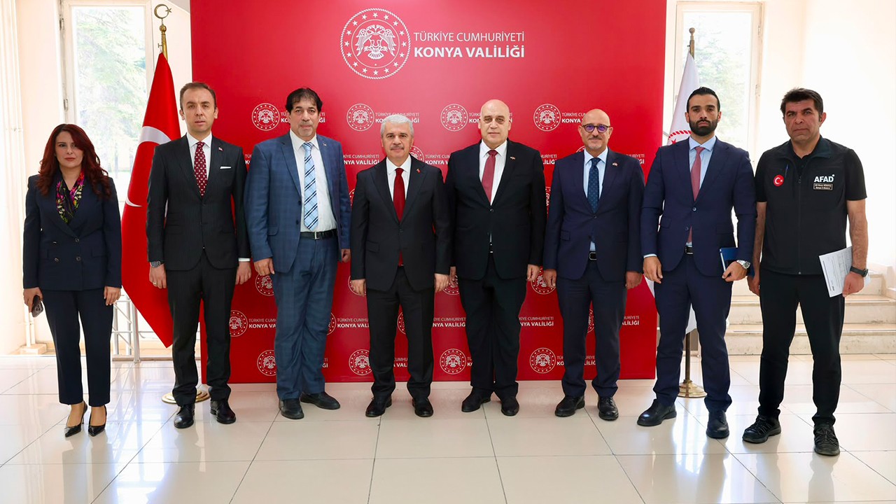 Filistin Devleti Türkiye Büyükelçisi Ebu Ceyş’ten Vali Akın’a ziyaret