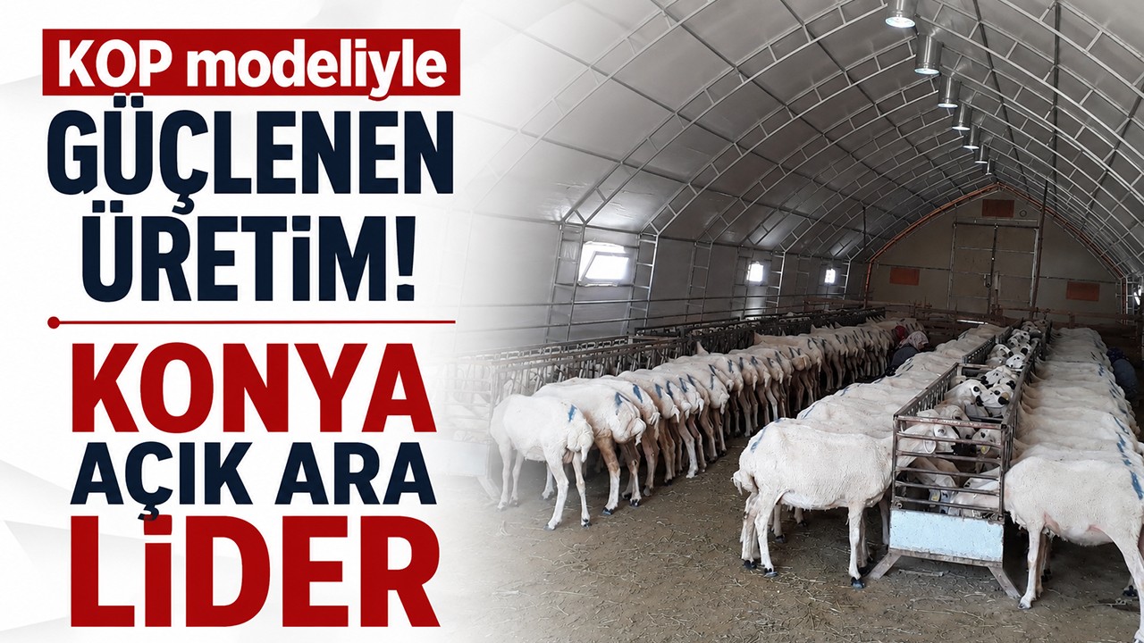 KOP modeliyle güçlenen üretim! Konya açık ara lider