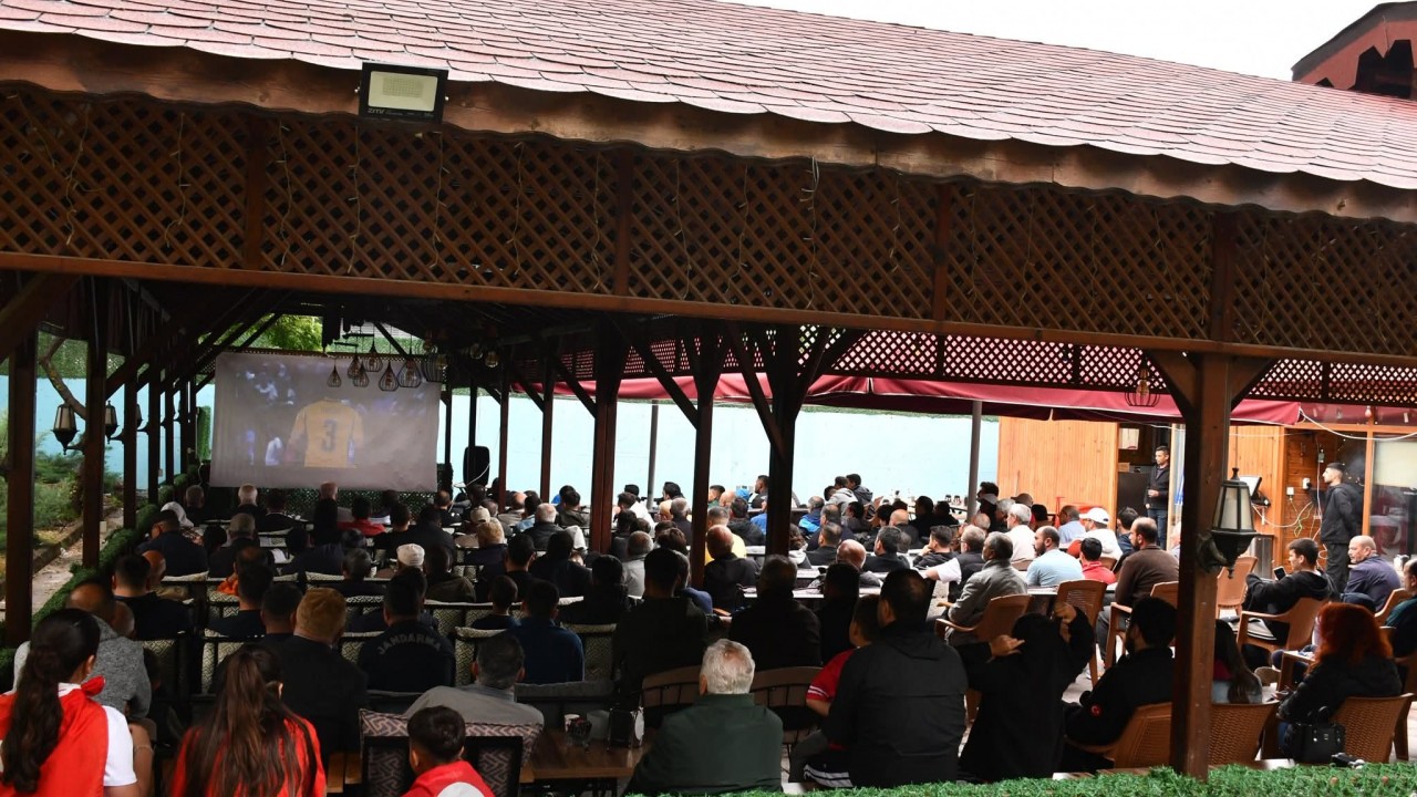 Kulu'da milli heyecan Olof Palme Parkı'nda yaşandı