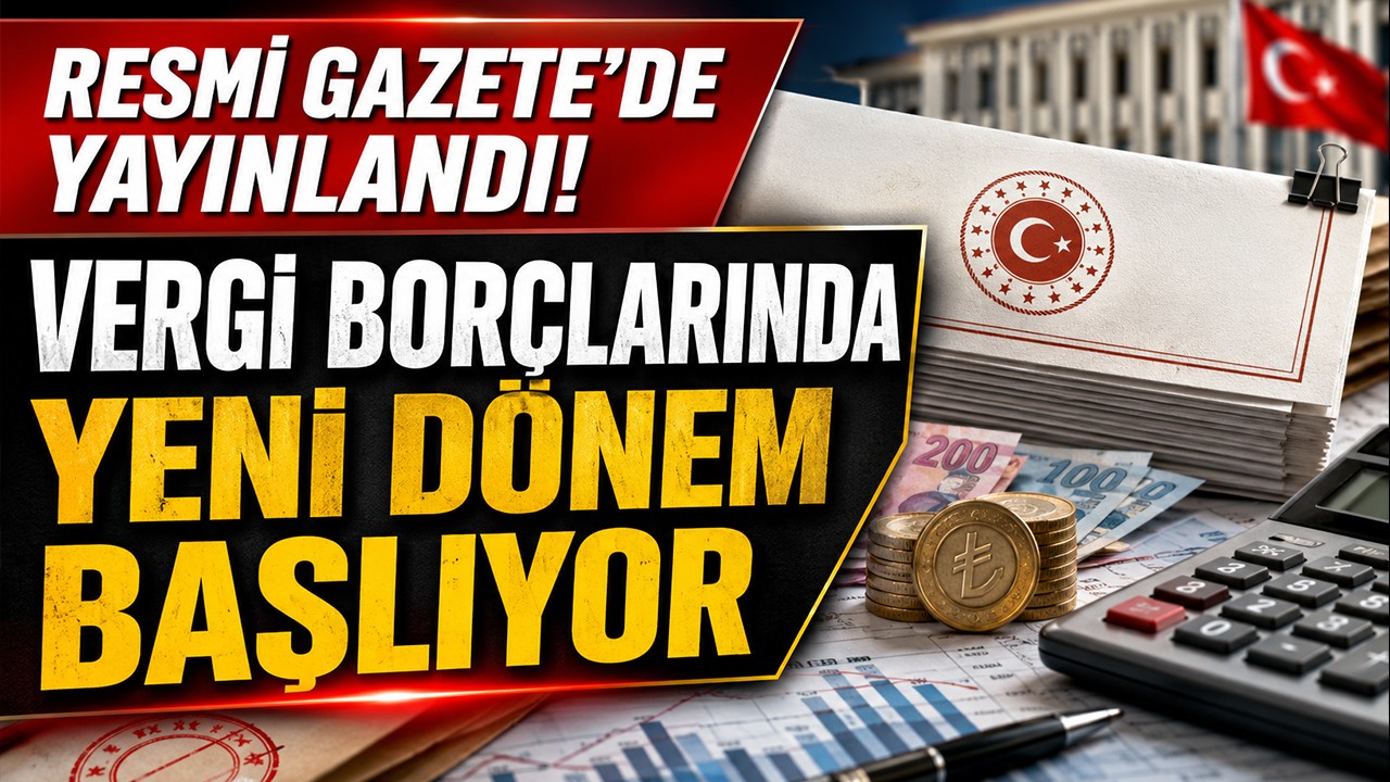 Resmi Gazete'de yayınlandı! Vergi borçlarında yeni dönem başlıyor