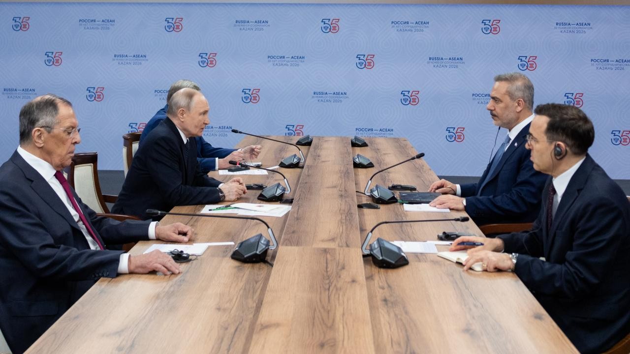 Dışişleri Bakanı Fidan, Rusya Devlet Başkanı Putin ile görüştü