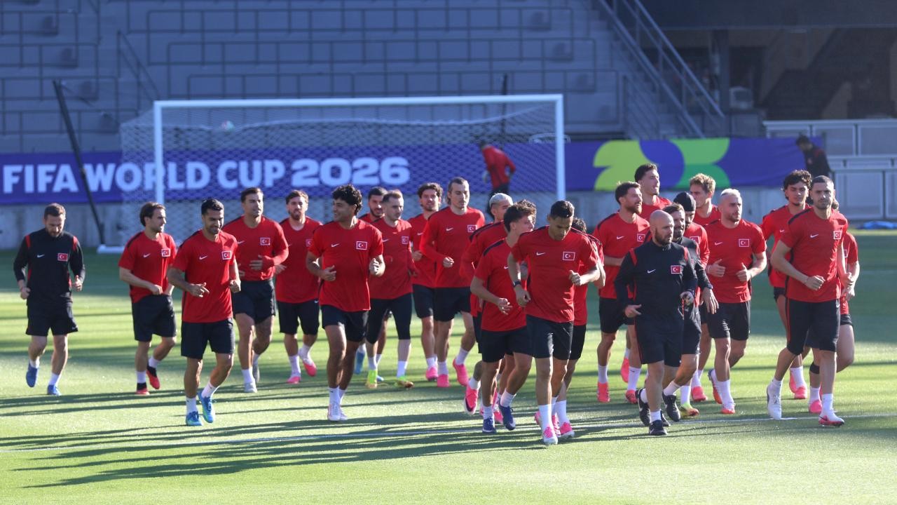 A Milli Futbol Takımımız San Jose'deki ilk antrenmanını yaptı