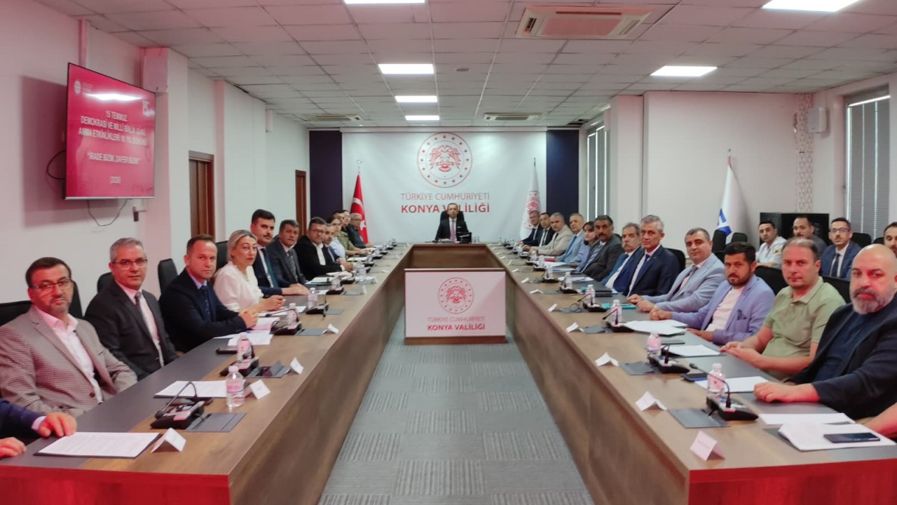 Konya'da 15 Temmuz anma etkinlikleri için hazırlıklar başladı