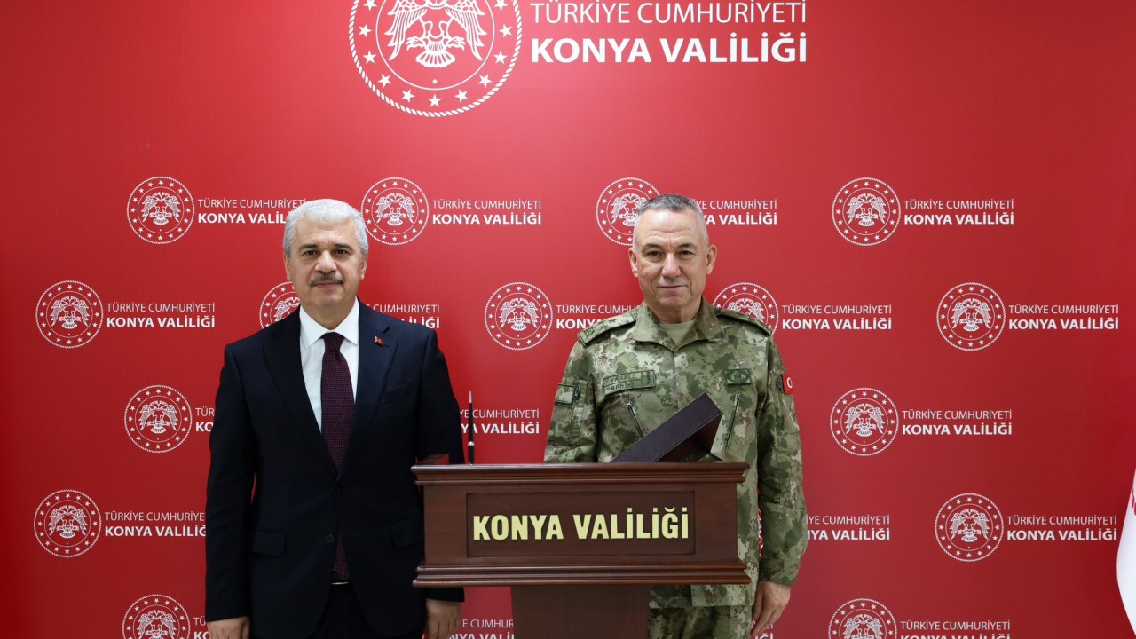 Korgeneral Gültekin Yaralı’dan Vali İbrahim Akın’a ziyaret