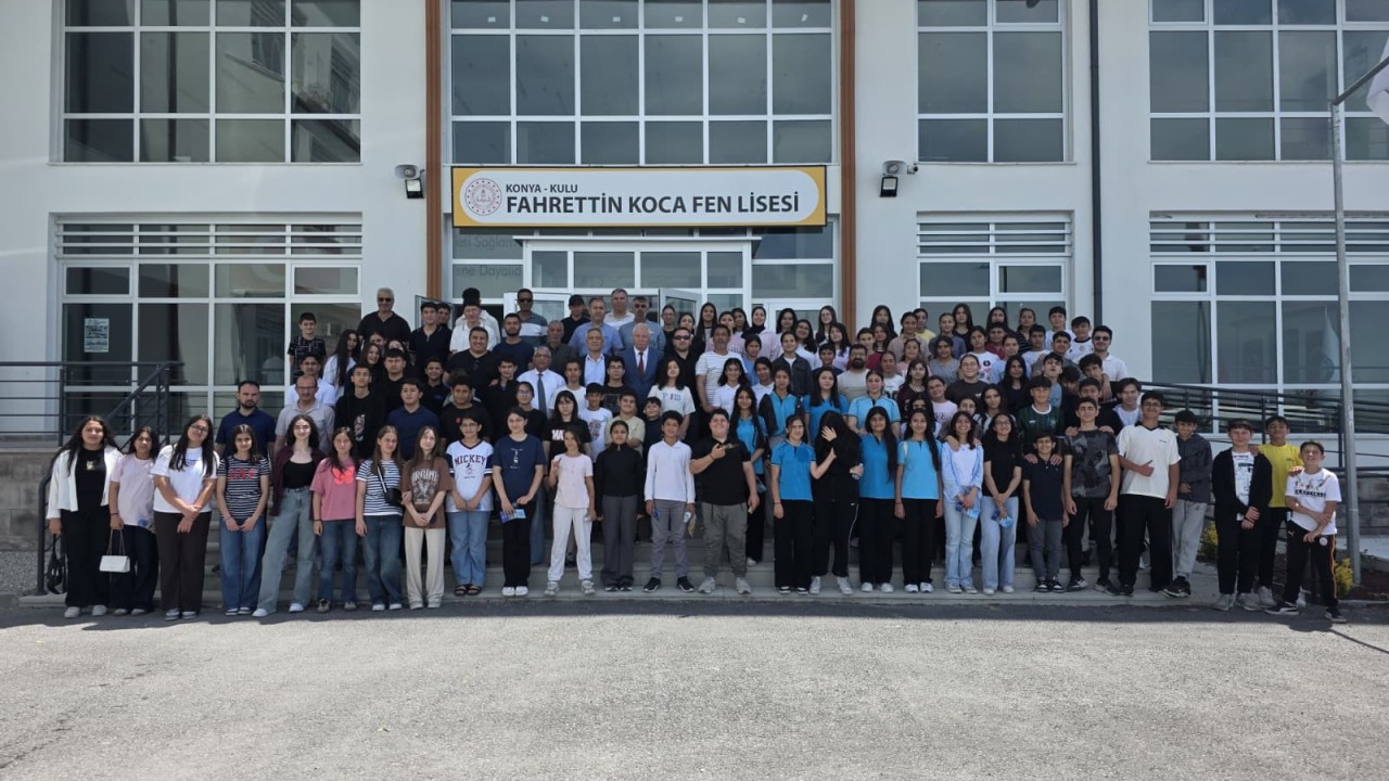 Kulu Fahrettin Koca Fen Lisesi tanıtım günü yoğun ilgi gördü