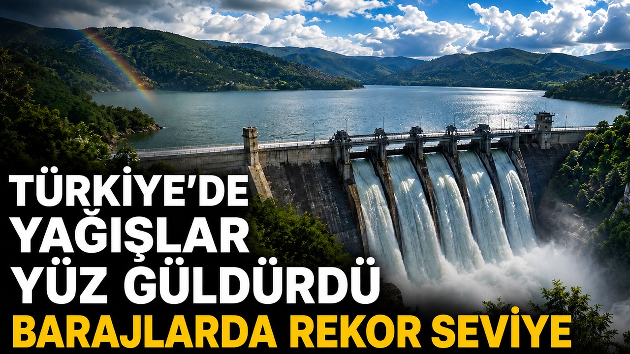 Türkiye’de yağışlar yüz güldürdü! Barajlarda rekor seviye