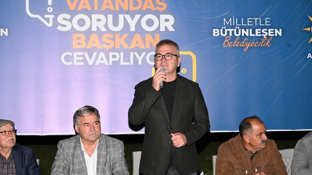 Başkan Ustaoğlu, vatandaşların sorularını cevapladı