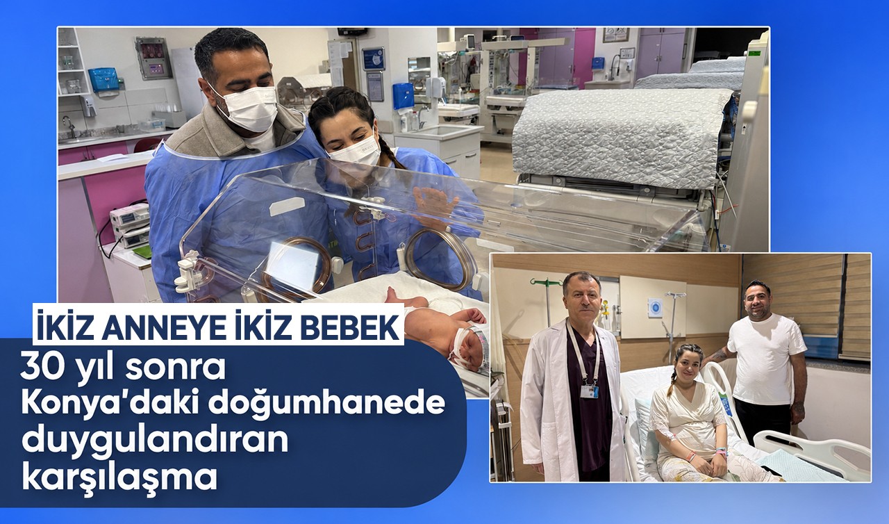30 yıl sonra Konya'daki doğumhanede duygulandıran karşılaşma