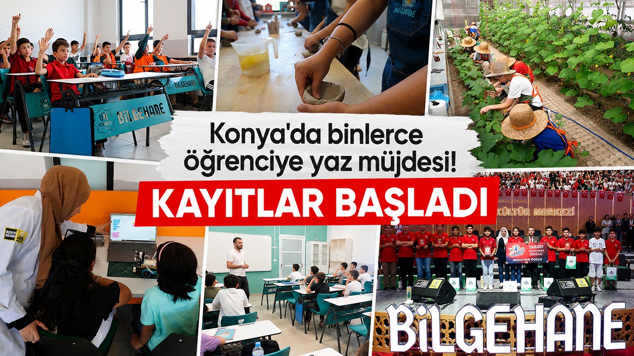 Konya'da binlerce öğrenciye yaz müjdesi: Kayıtlar başladı