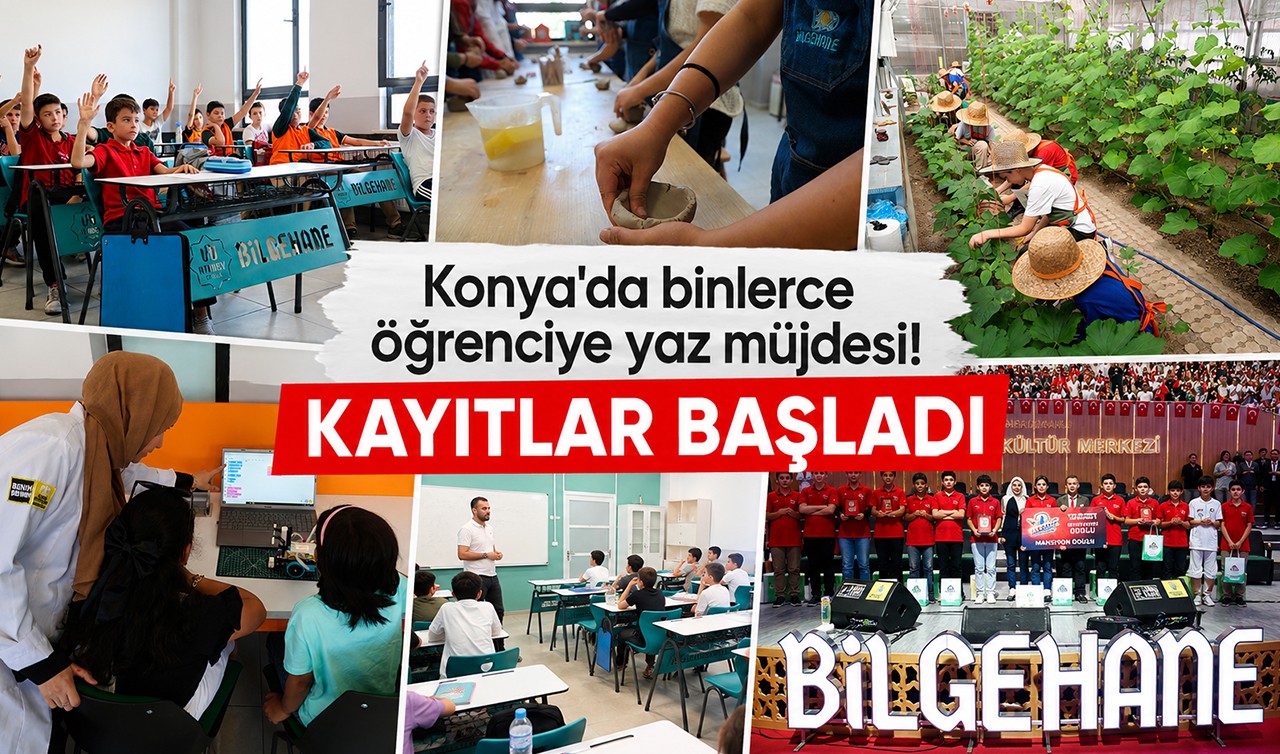 Konya'da binlerce öğrenciye yaz müjdesi: Kayıtlar başladı