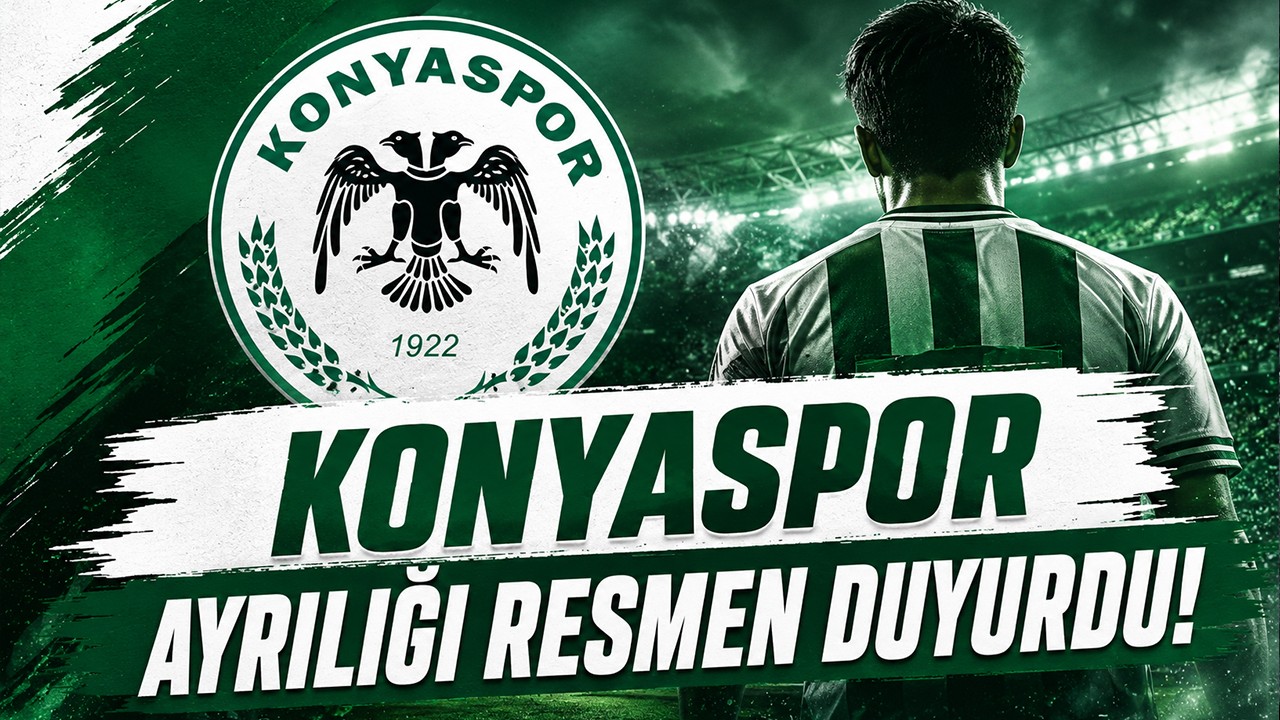 Konyaspor ayrılığı resmen duyurdu!