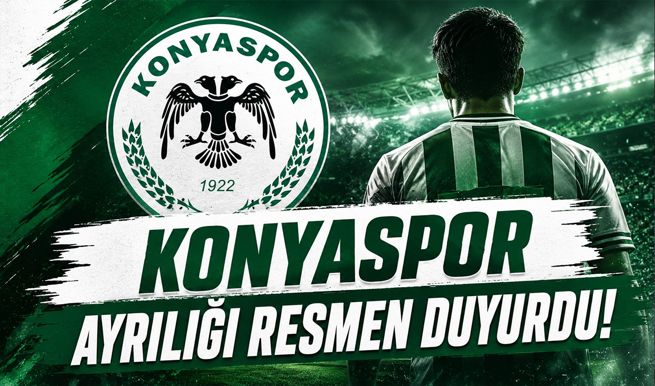 Konyaspor ayrılığı resmen duyurdu!