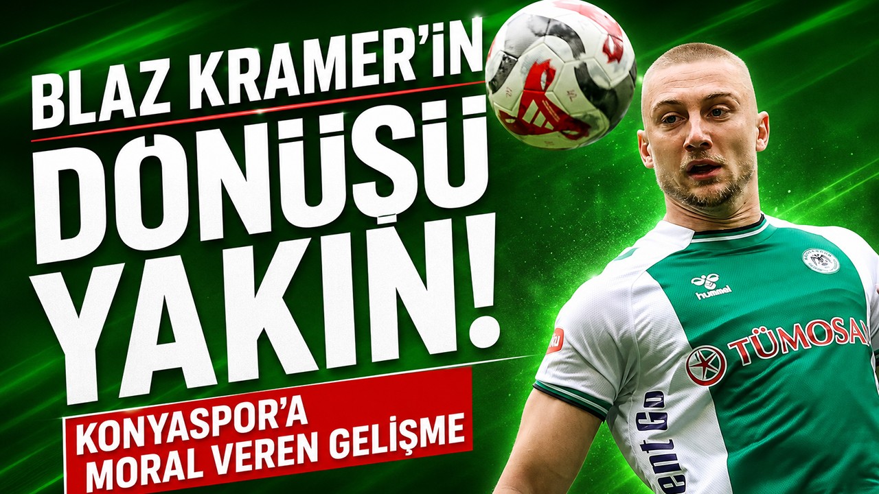 Blaz Kramer’in dönüşü yakın! Konyaspor’a moral veren gelişme