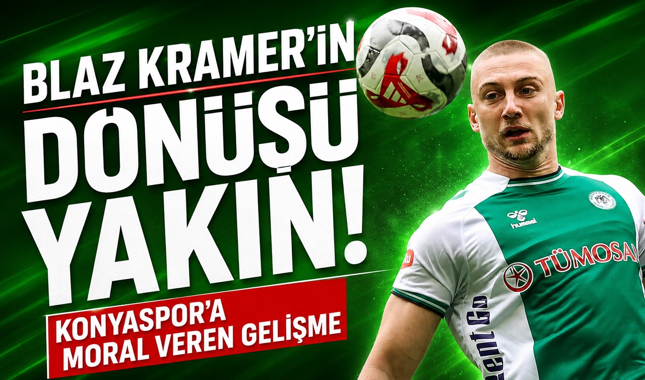 Blaz Kramer’in dönüşü yakın! Konyaspor’a moral veren gelişme