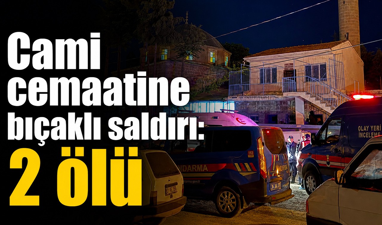 Cami cemaatine bıçaklı saldırı: 2 ölü