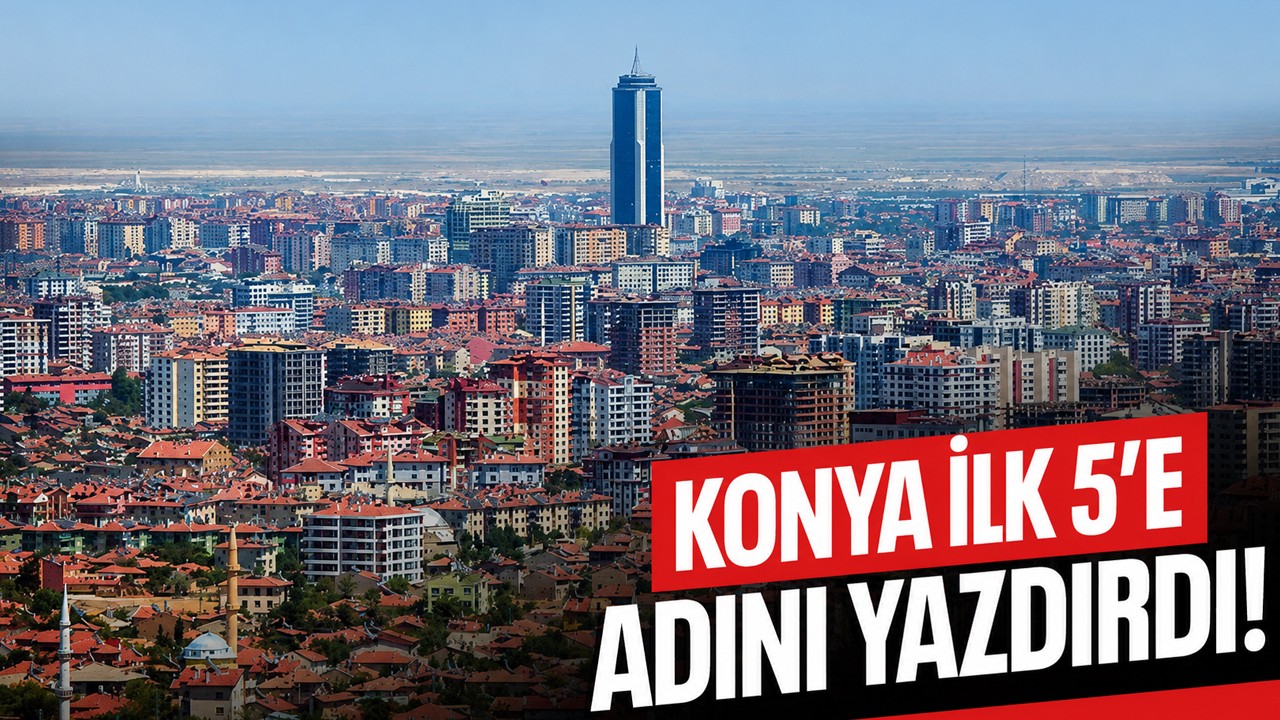 Konya Büyükşehir Belediyesi ilk 5'e adını yazdırdı!