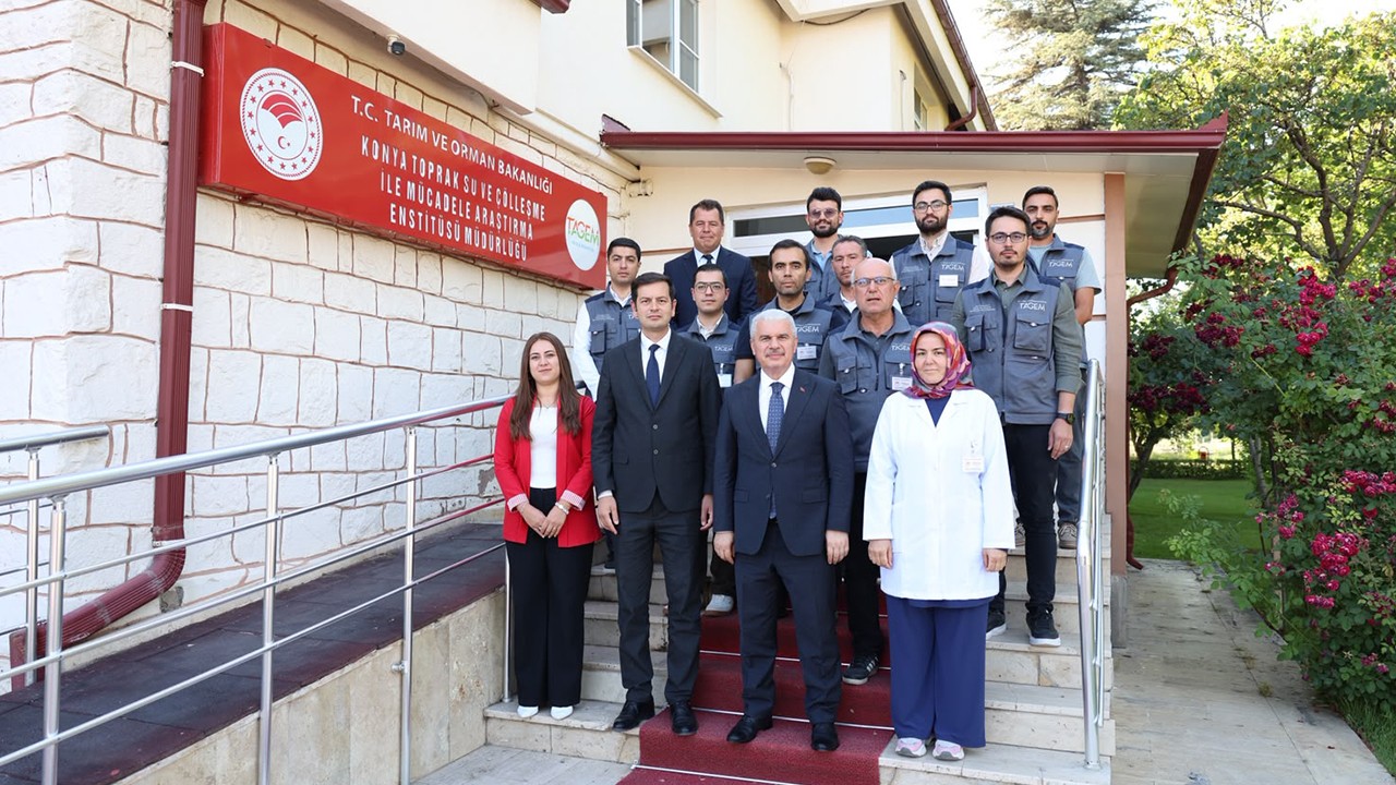 Vali Akın’dan Toprak Su ve Çölleşme ile Mücadele Enstitüsü’ne ziyaret