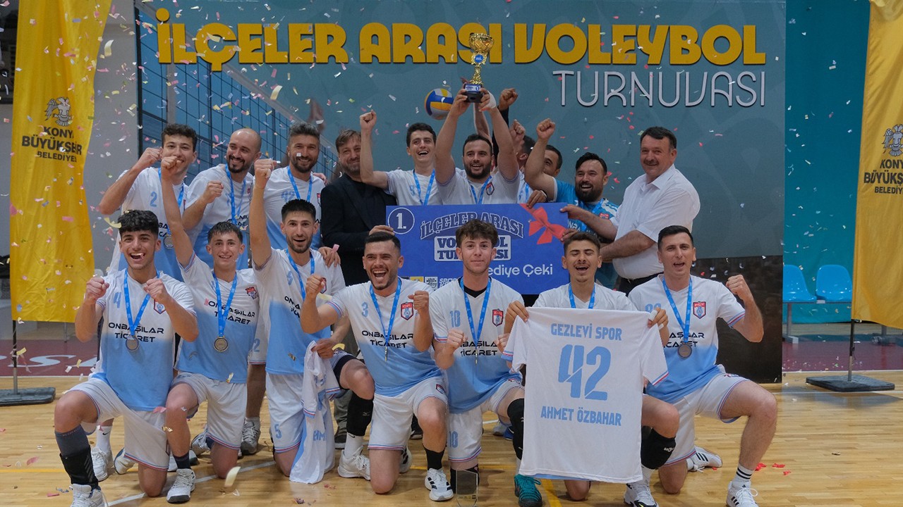 İlçeler arası Voleybol Turnuvası'nda şampiyon Hadim