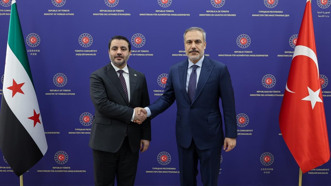Dışişleri Bakanı Fidan Suriyeli mevkidaşı Şeybani ile görüştü
