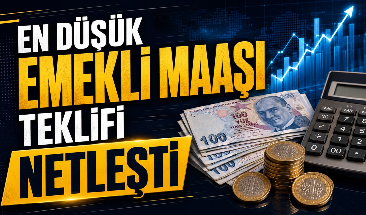 En düşük emekli maaşı teklifi netleşti