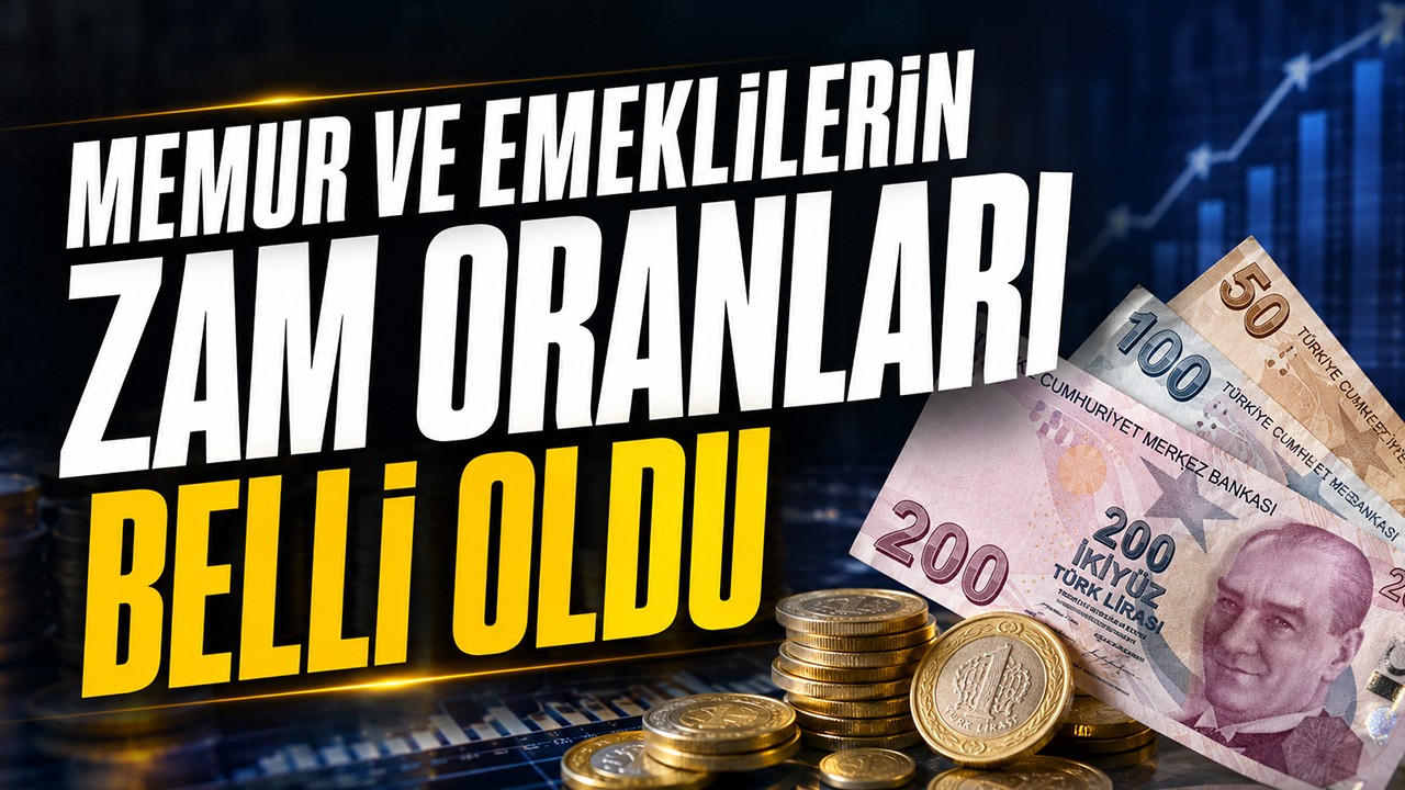 Memur ve emeklilerin zam oranları belli oldu