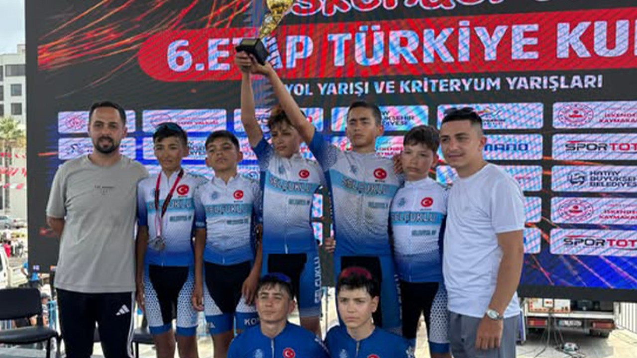 Selçuklu Belediyespor bisiklette yine kürsüde