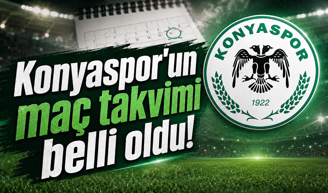 Konyaspor'un maç takvimi belli oldu!
