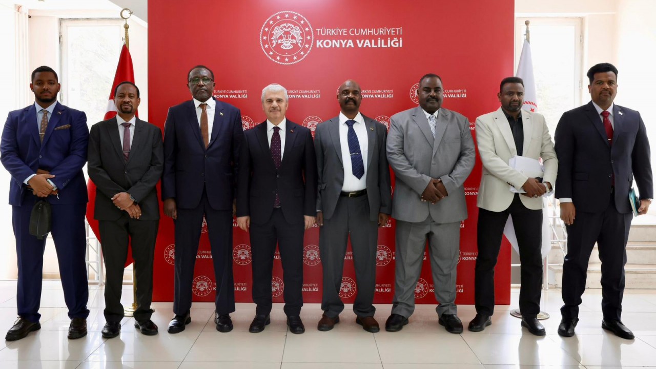 Sudan heyetinden Vali İbrahim Akın'a ziyaret