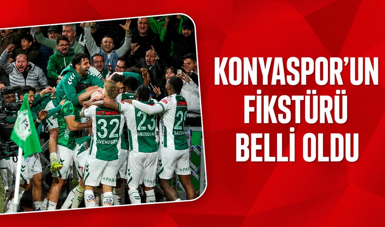 Konyaspor’un fikstürü belli oldu