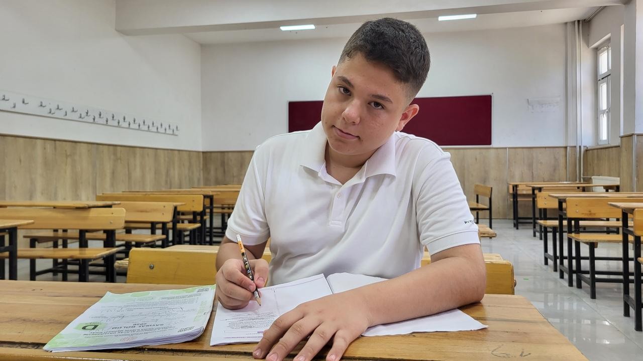 Ağabeyi gibi LGS'den o da tam puan aldı