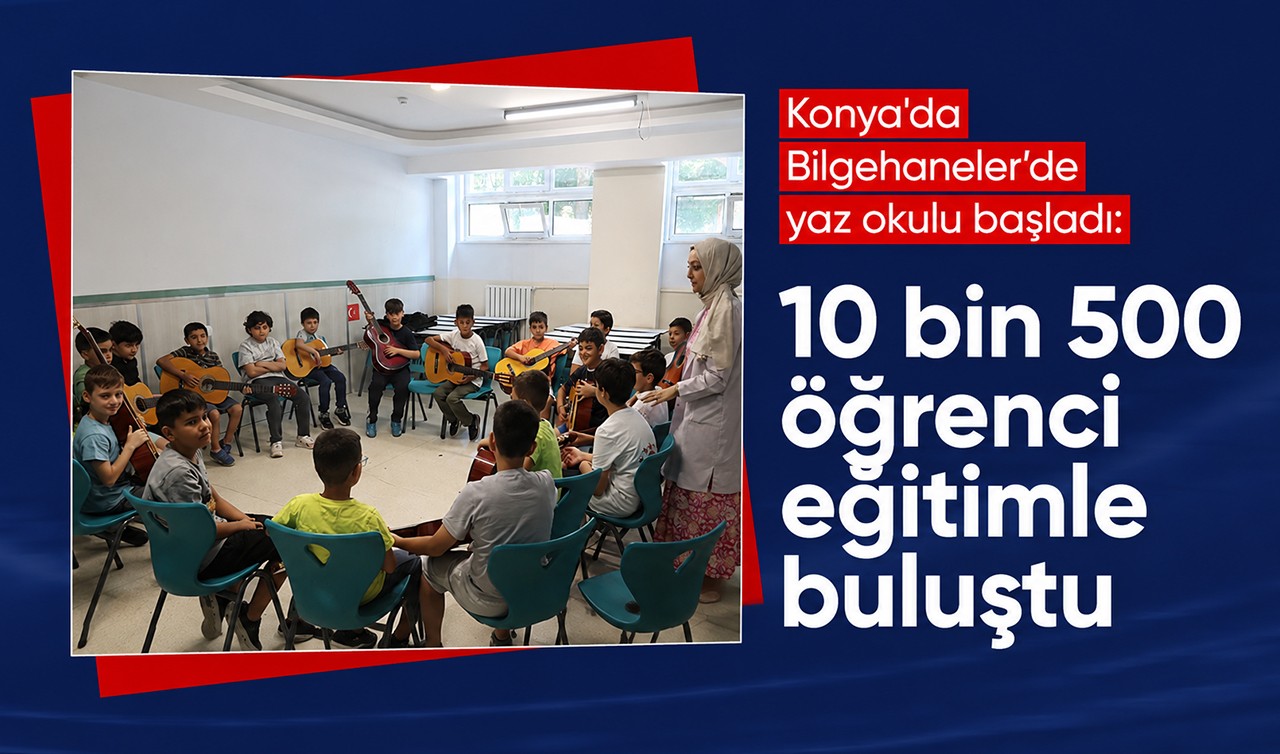 Bilgehaneler’de yaz okulu başladı: 10 bin 500 öğrenci eğitimle buluştu