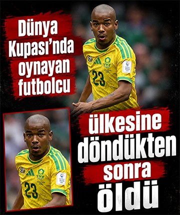 Dünya Kupası'nda oynayan futbolcu ülkesine döndükten sonra öldü