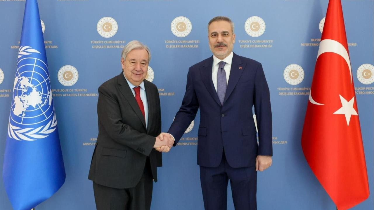 Dışişleri Bakanı Fidan, BM Genel Sekreteri Guterres ile görüştü