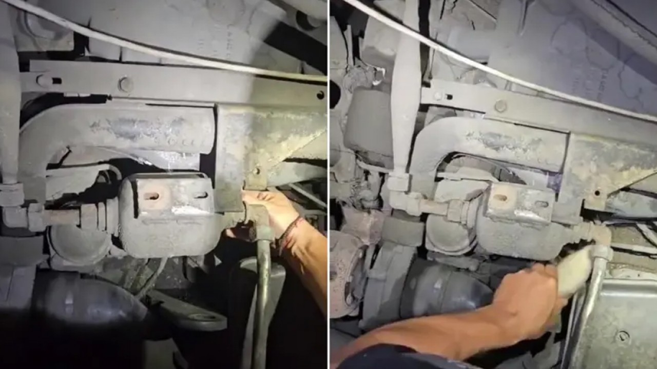 Otobüsteki gizli bölmeden servet çıktı
