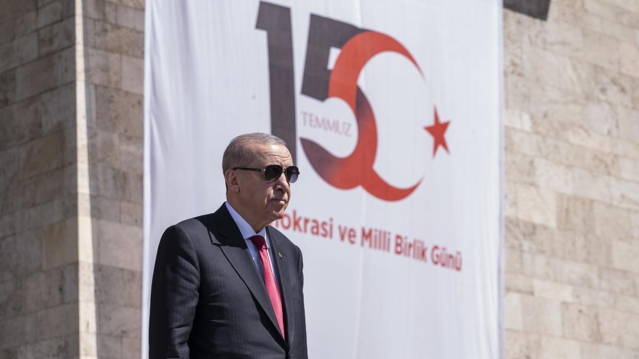 Cumhurbaşkanı Erdoğan TBMM'de 15 Temmuz Anma Töreni'ne katıldı