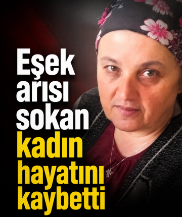 Eşek arısı sokan kadın hayatını kaybetti