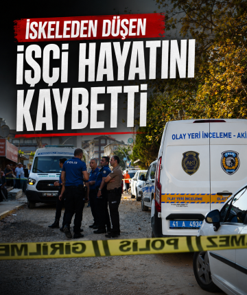 İskeleden düşen işçi hayatını kaybetti