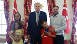 Cumhurbaşkanı Erdoğan, Joshua Harris'i kabul etti