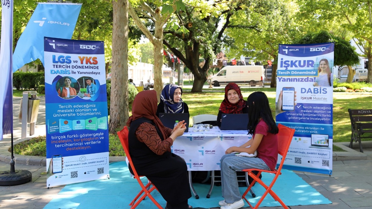 Konya İŞKUR'dan tercih döneminde gençlere destek
