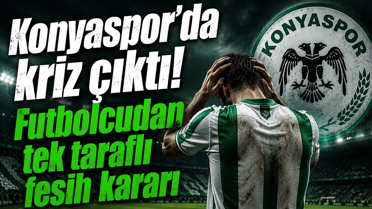 Konyaspor’da kriz çıktı! Futbolcudan tek taraflı fesih kararı