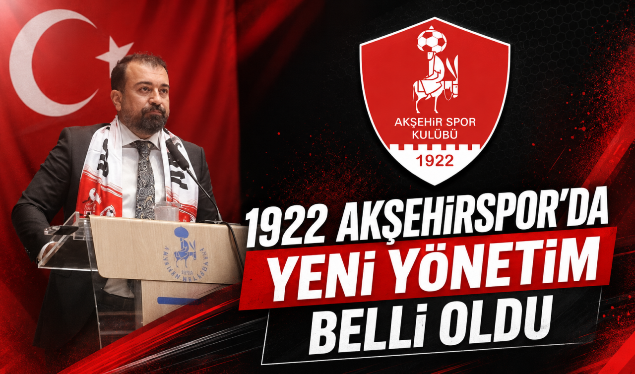 1922 Akşehirspor'da yeni yönetim belli oldu