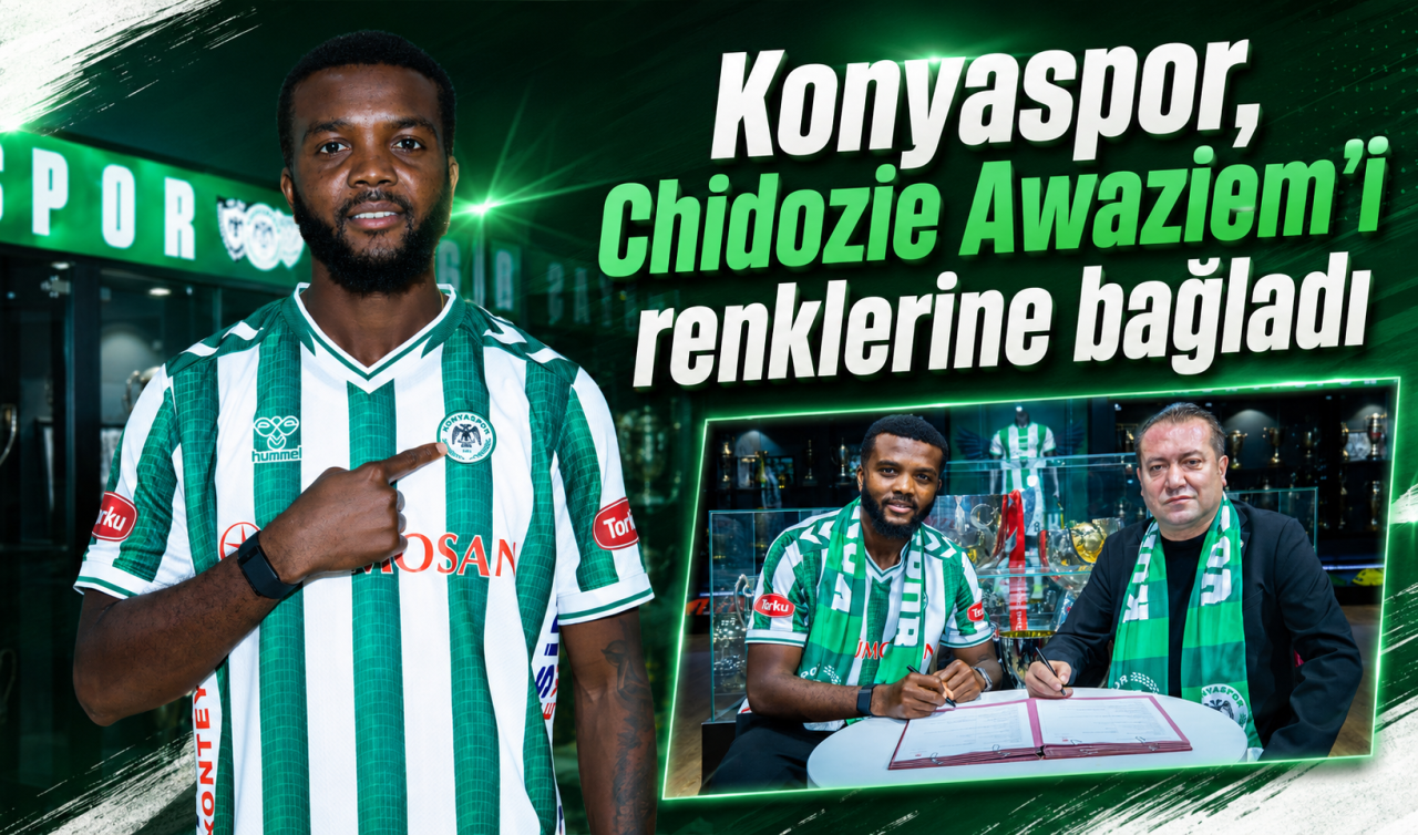 Konyaspor, Chidozie Awaziem’i renklerine bağladı