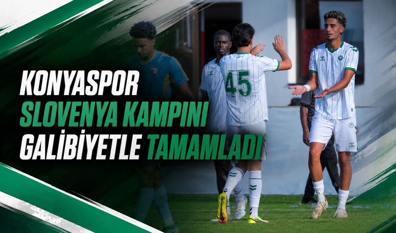 Konyaspor Slovenya kampını galibiyetle tamamladı! Eren Cemali’den duble