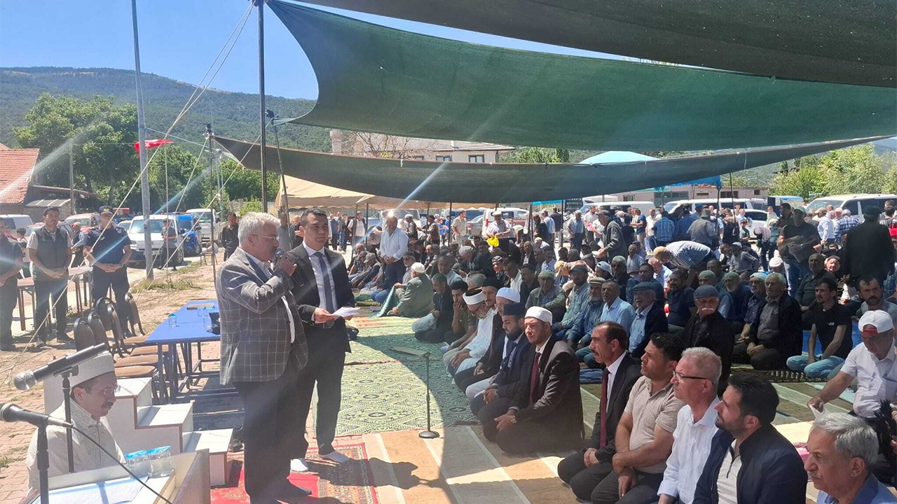 Akşehir’de gölet sevinci! Çakıllar’da şükür duası yapıldı