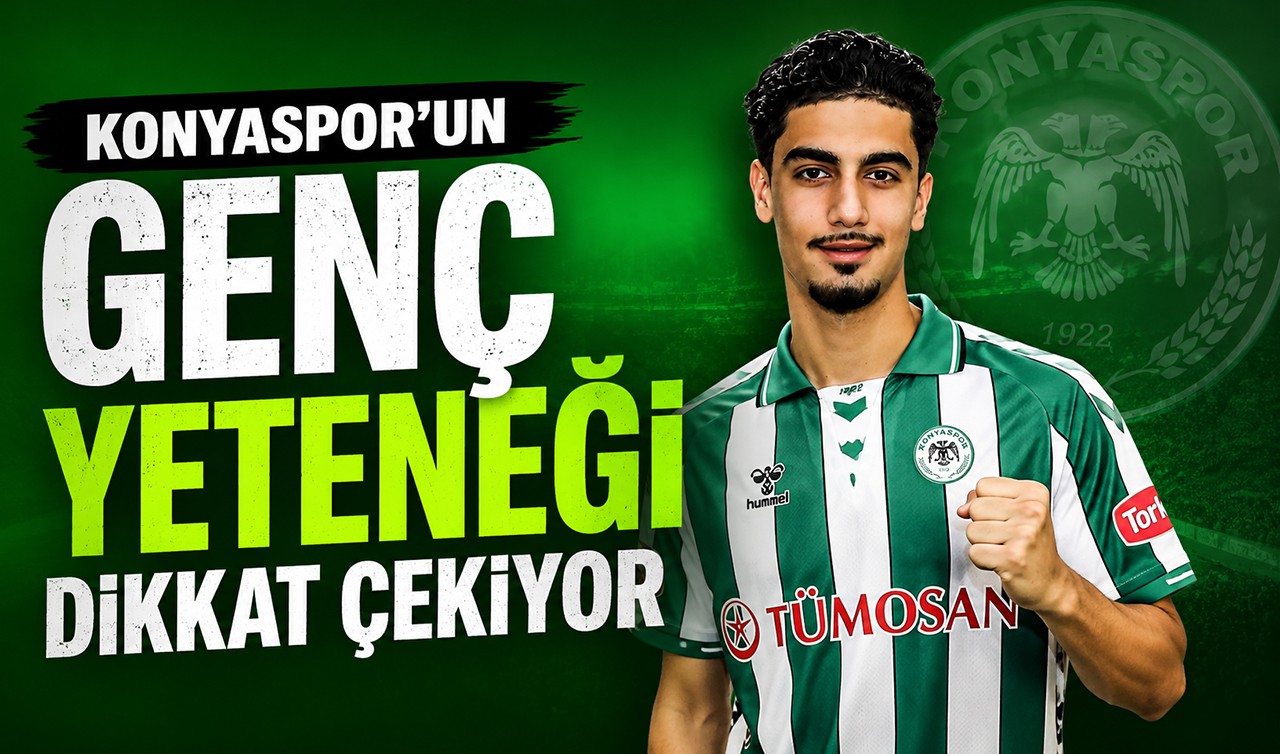 Konyaspor’un genç yeteneği dikkat çekiyor